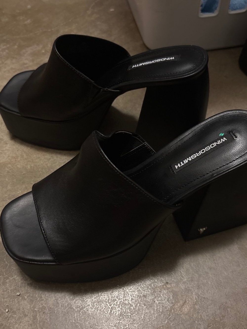 Windsor smith chunky heels